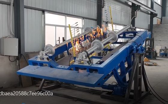 LDPE Open Flame Rock And Roll Machine เครื่อง Rotomolding พลาสติกสำหรับถังเก็บน้ำ 1320 แกลลอน