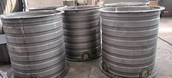 การปรับแต่งเหล็กอลูมิเนียมถังน้ำแนวตั้ง 1000L