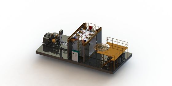 4.5m เตาอบแบบกระสวย Rotomoulding Machine