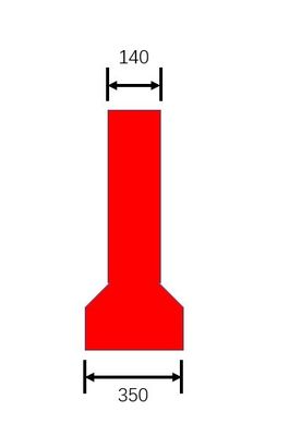 Rotomolding Products ไม้กั้นถนน 560x560 4 สี