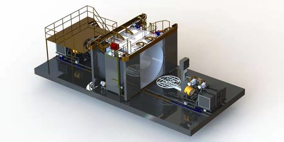 3M Shuttle Rotomolding Machine เตาอบ 3000mm