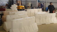 แผ่นโลหะแข็ง Billet Rotational Molding Moulds Road Barrier