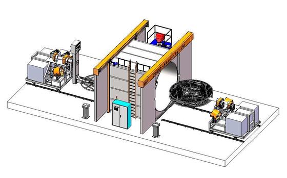 โมลด์หมุนหมุนที่กําหนดเองสําหรับสับผสมอลูมิเนียมและการรักษาความร้อน